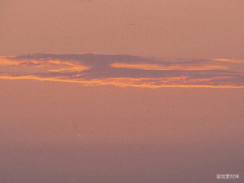 高清摄影 日落 宁静 自然美景 橙色 天空 夕阳映红天际的宁静时刻