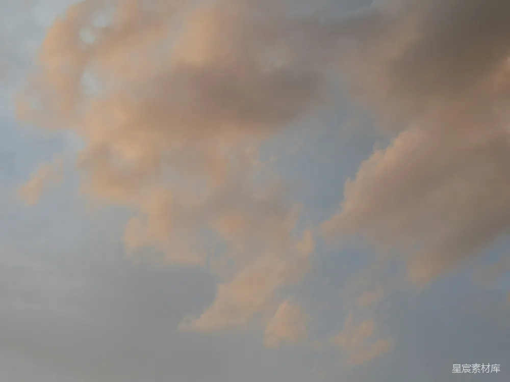 高清摄影 天空 云朵 自然 宁静 日落 夕阳下的云彩