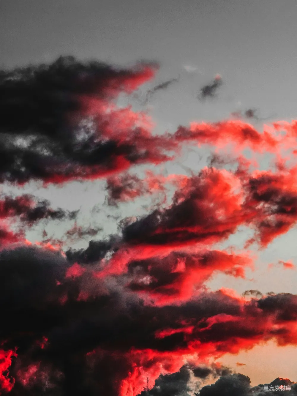 高清摄影 天空 云彩 夕阳 自然 艺术 夕阳下的云彩