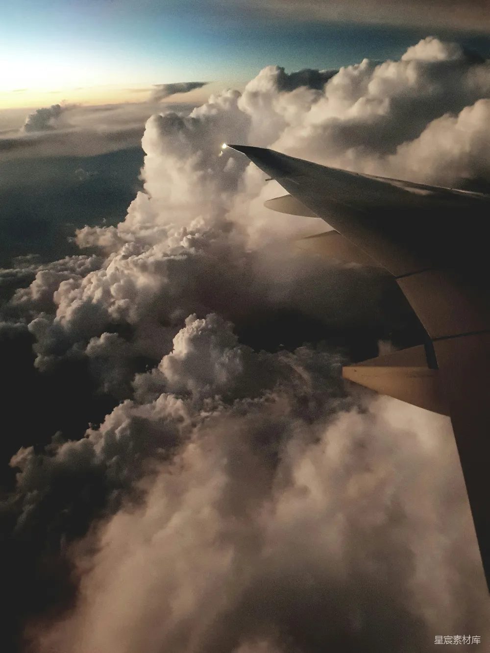 高清摄影 云海 飞机 旅行 自然美景 天空 飞机视角上的云海