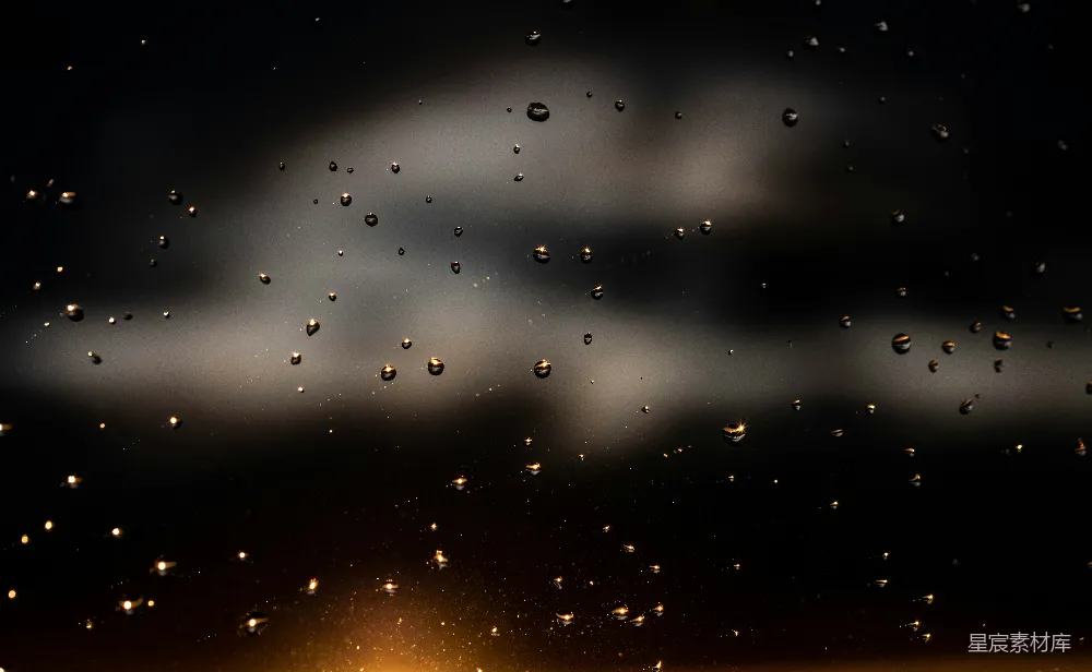 高清摄影 雨滴 玻璃 夜景 宁静 自然 雨夜的玻璃窗