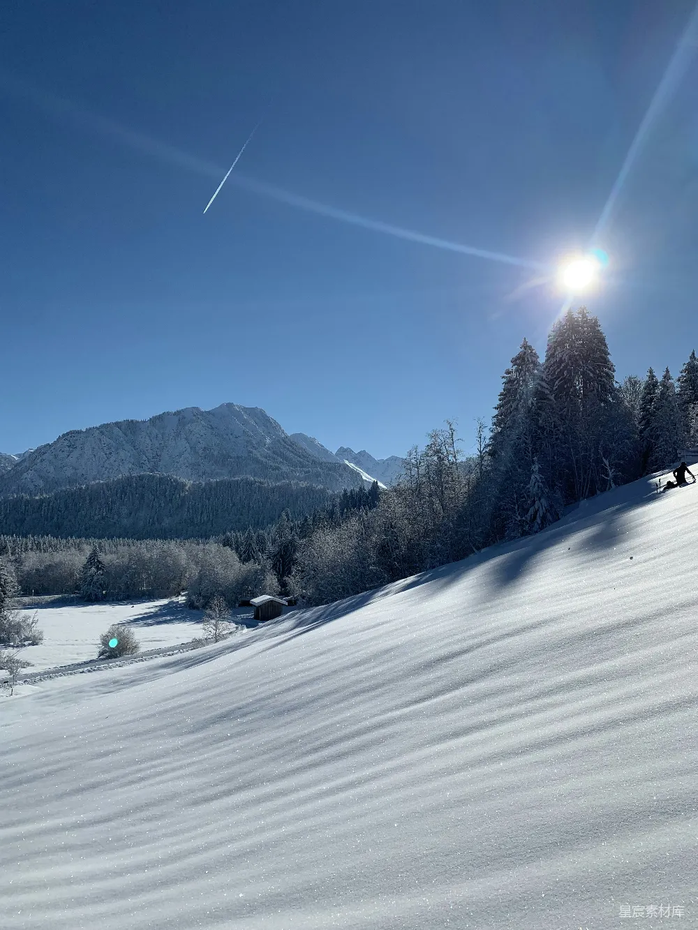 高清摄影 雪景 冬日 自然风光 户外 阳光 冬日阳光下的雪景
