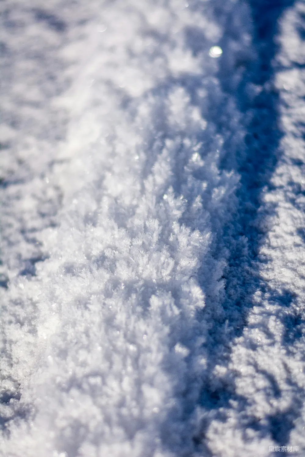 高清摄影 雪 自然 冬季 冰晶 纯净 阳光下的雪花纹理