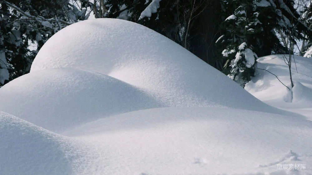 高清摄影 雪景 自然 冬季 宁静 户外 冬日雪丘