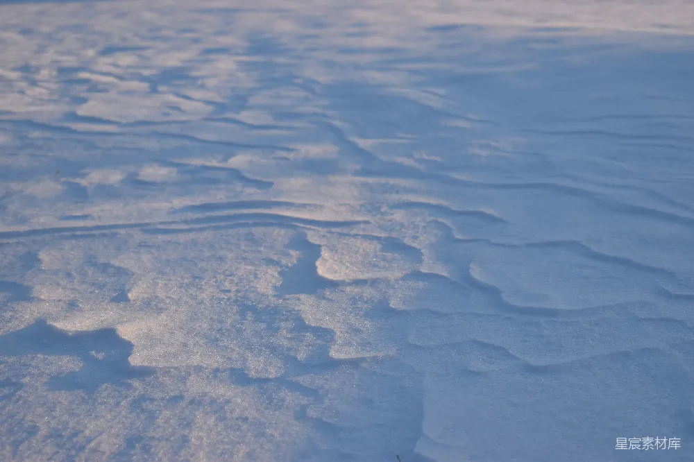 高清摄影 雪地 自然 纹理 冬季 户外 雪地上的自然纹理