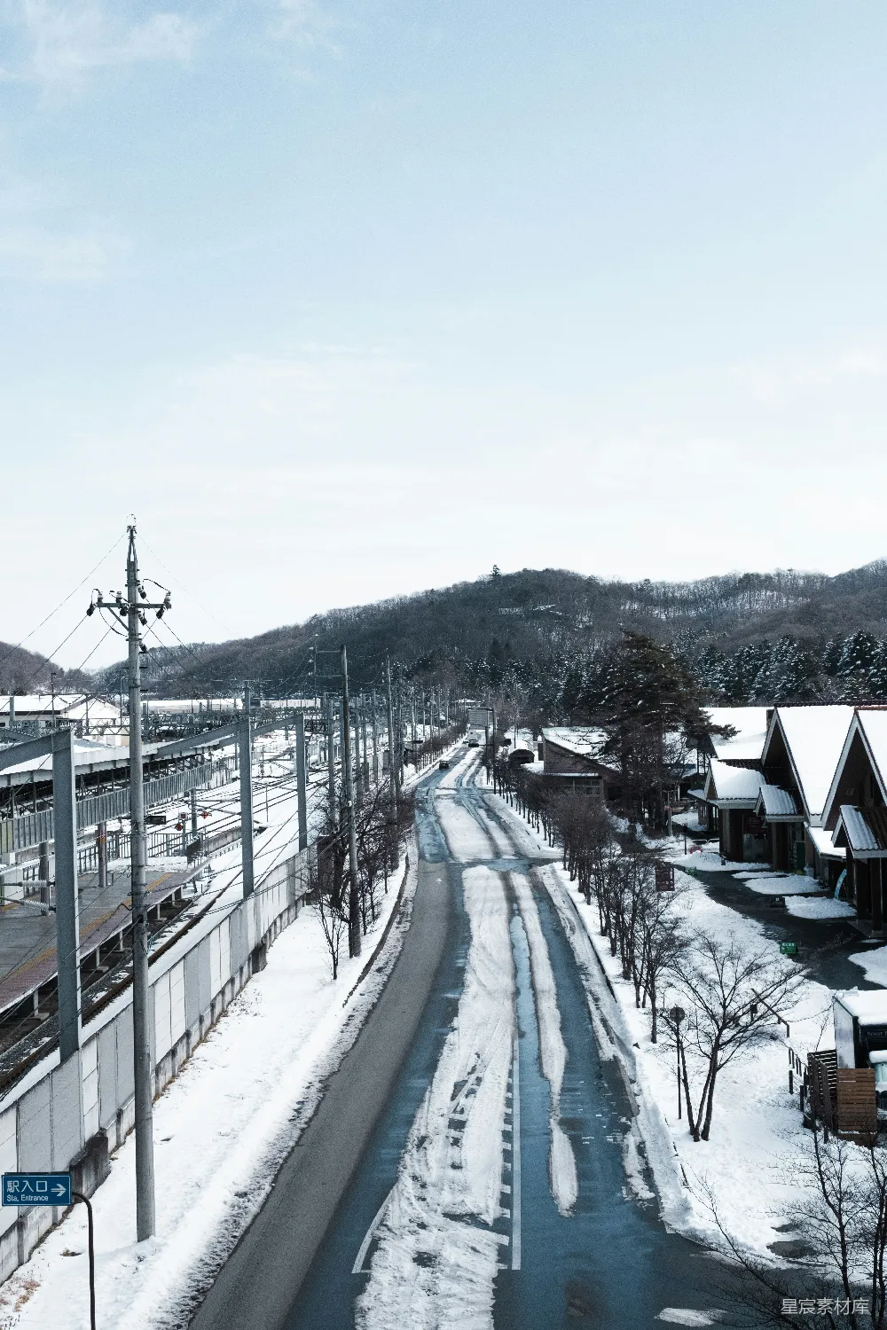 高清摄影 雪景 乡村 冬日 宁静 自然 冬日雪景中的静谧乡村