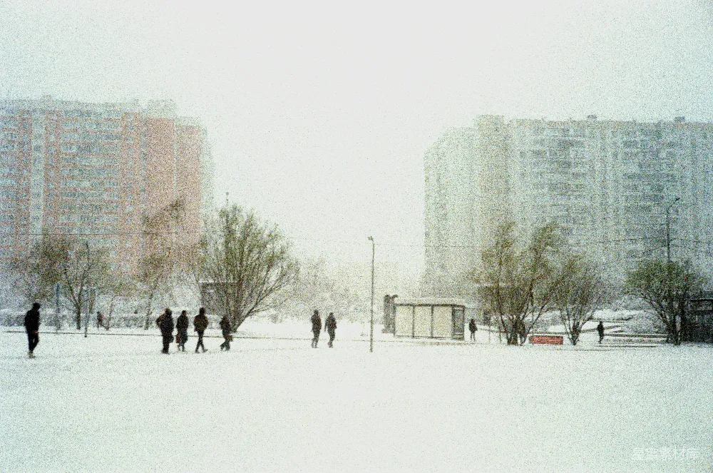 高清摄影 雪景 城市 生活 冬季 户外 冬日雪景中的城市生活