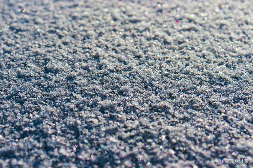 高清摄影 雪地 自然 冬季 冰雪 明亮 阳光下的雪地闪耀