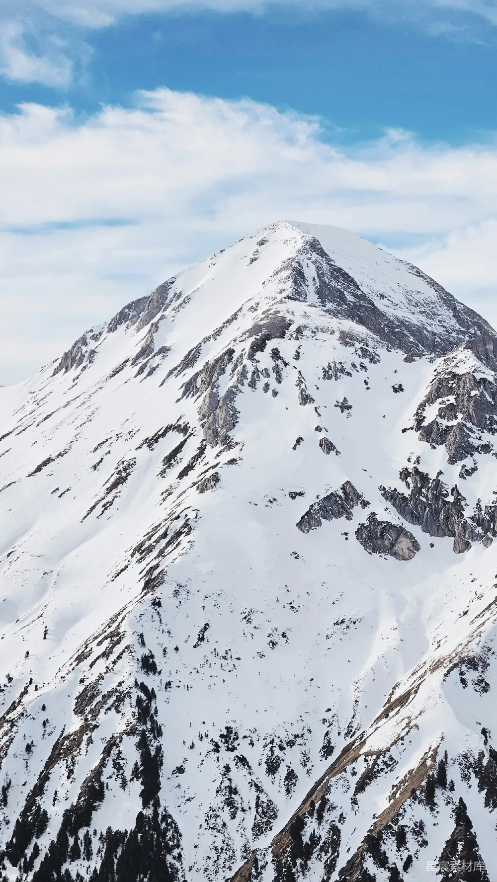 高清摄影 雪山 自然风光 户外探险 冬季景色 寒冷 雪山之巅