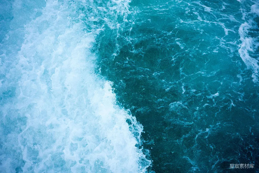 高清摄影 海浪 海洋 自然 动态 蓝色 波涛汹涌的海浪