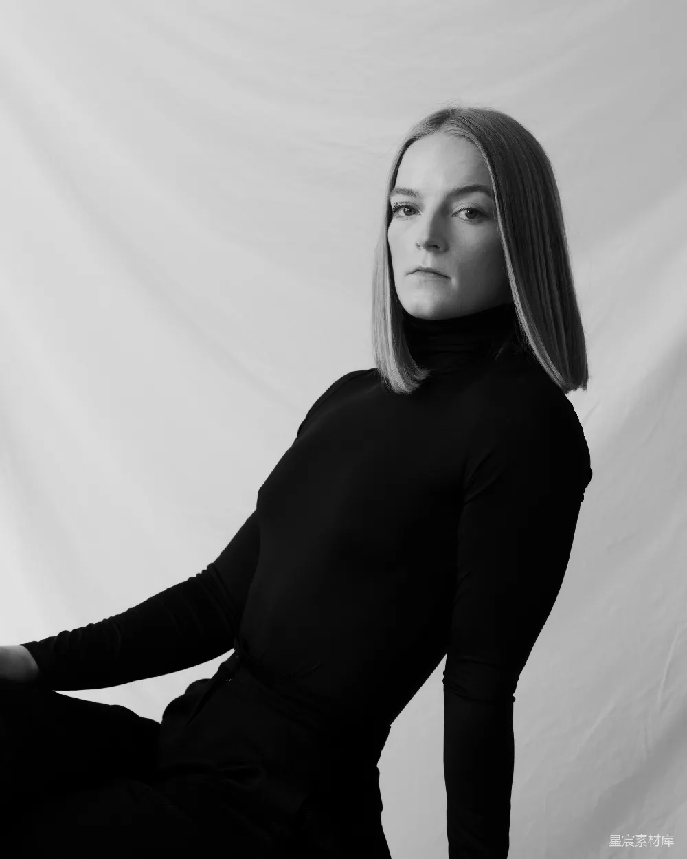 高清摄影 黑白摄影 女性肖像 简约风格 时尚摄影 人物肖像 黑白简约女性肖像