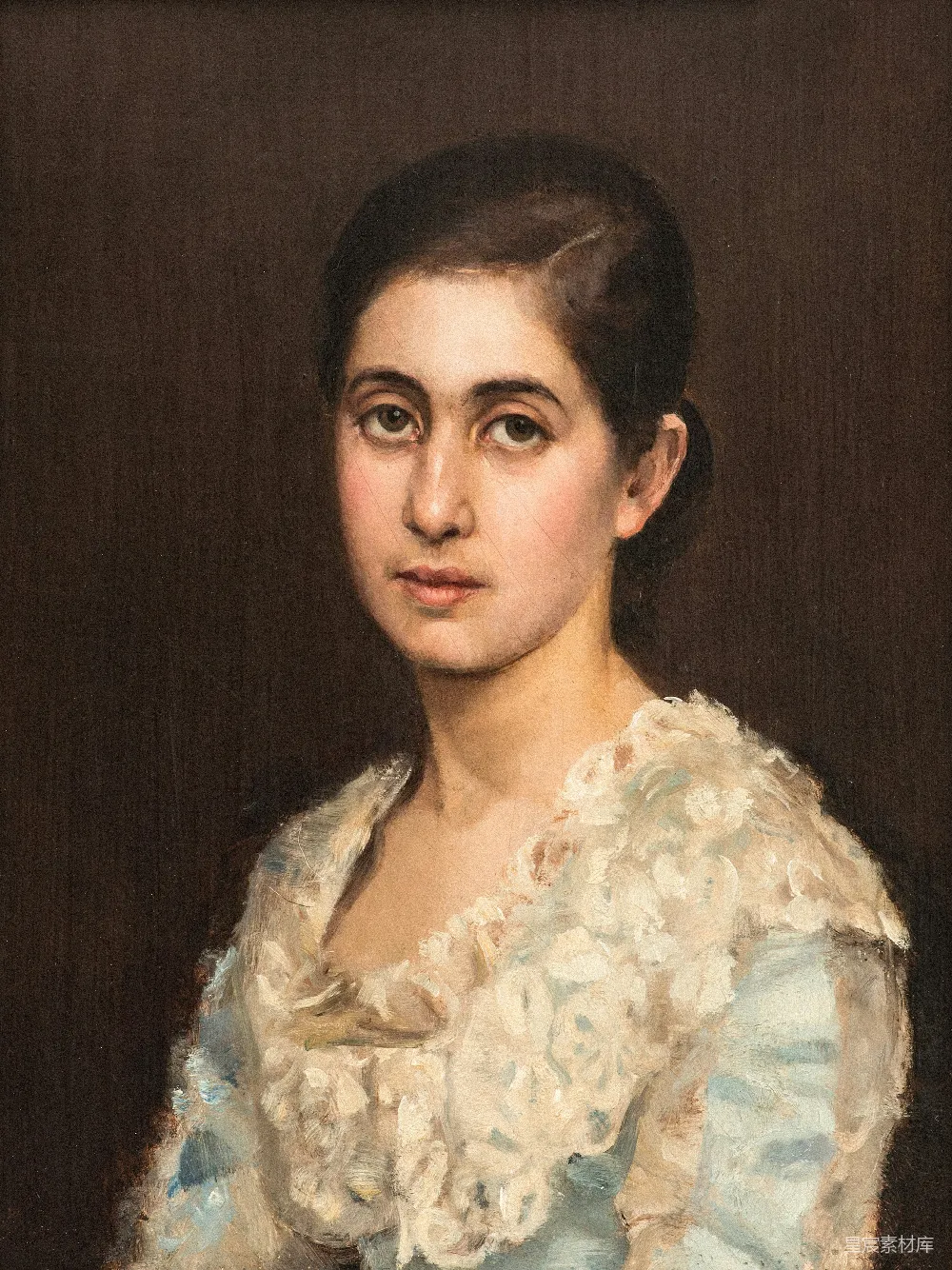 高清摄影 古典艺术 肖像画 女性肖像 优雅 艺术 古典肖像画：优雅女性