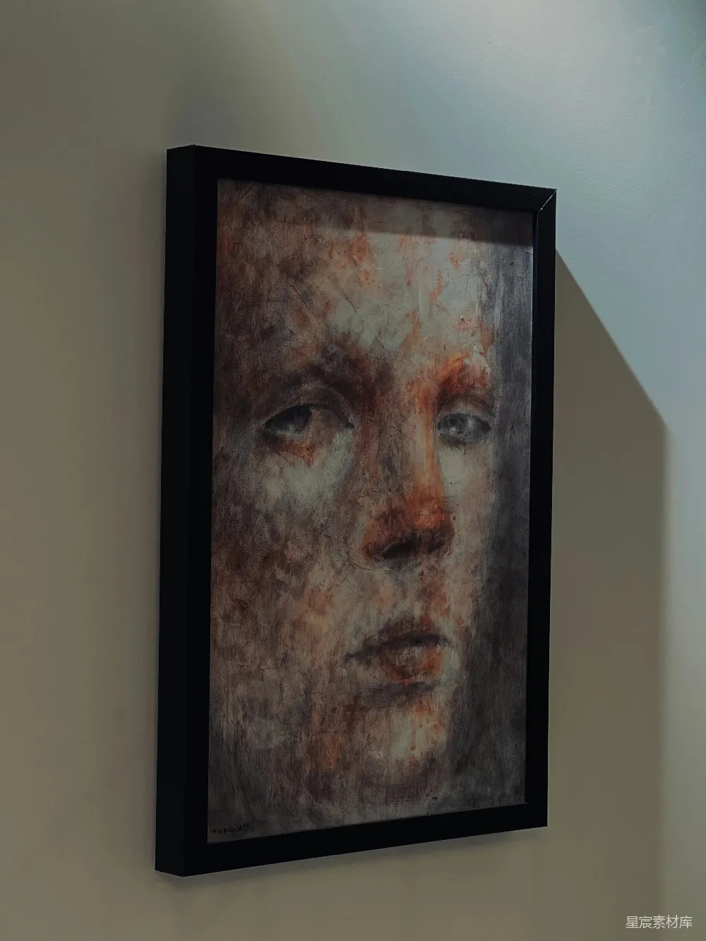 高清摄影 抽象艺术 肖像画 现代艺术 室内装饰 艺术作品 抽象的面部肖像画