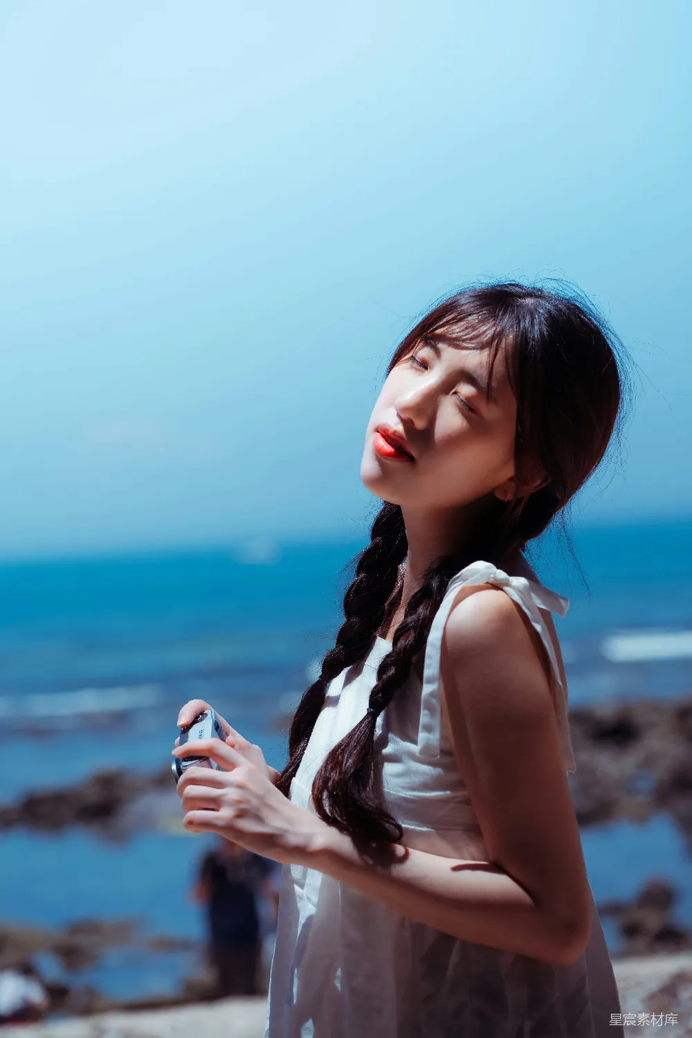 高清摄影 海边 摄影 女性 自然 休闲 海边的摄影时光