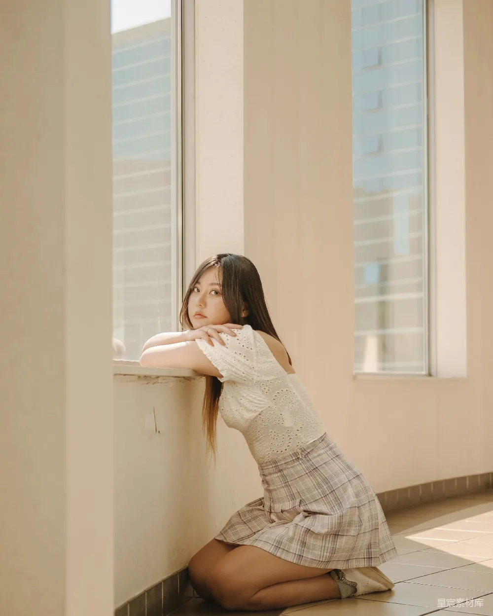 高清摄影 女孩 窗边 青春 清新 写真 窗边的少女