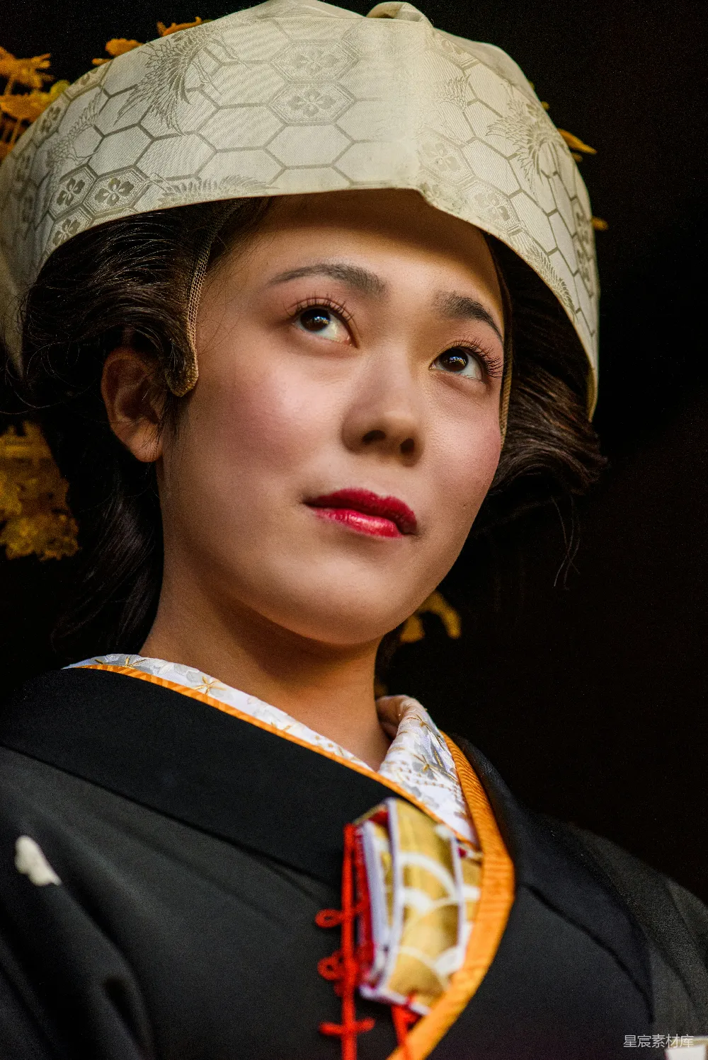 高清摄影 传统服饰 东方女性 文化特写 传统头饰 服饰细节 传统服饰中的女性特写