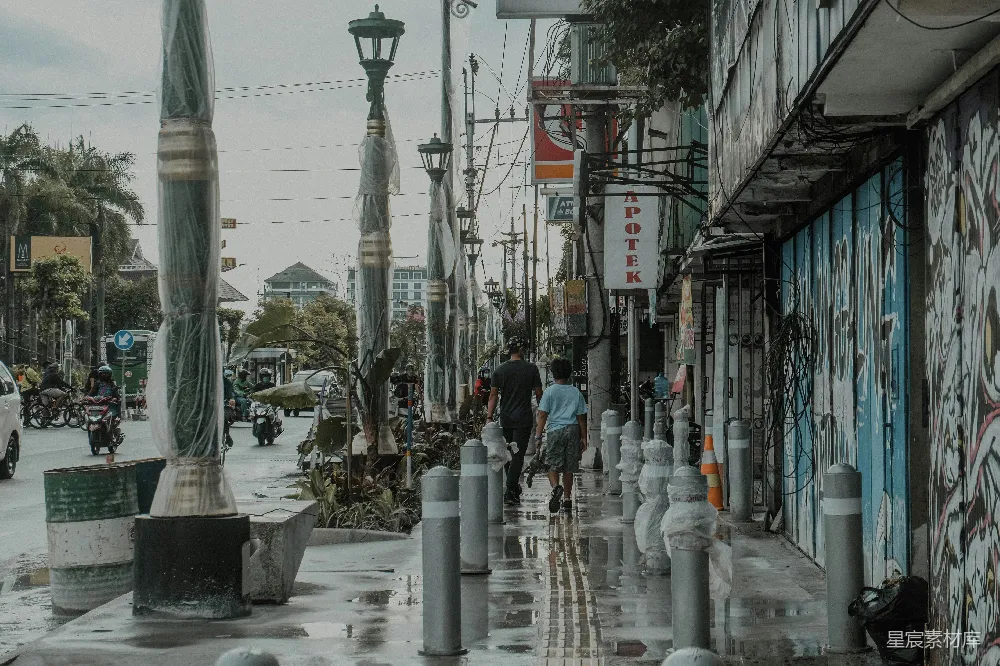 高清摄影 街头 雨后 生活场景 街道 日常 雨后静谧的街头