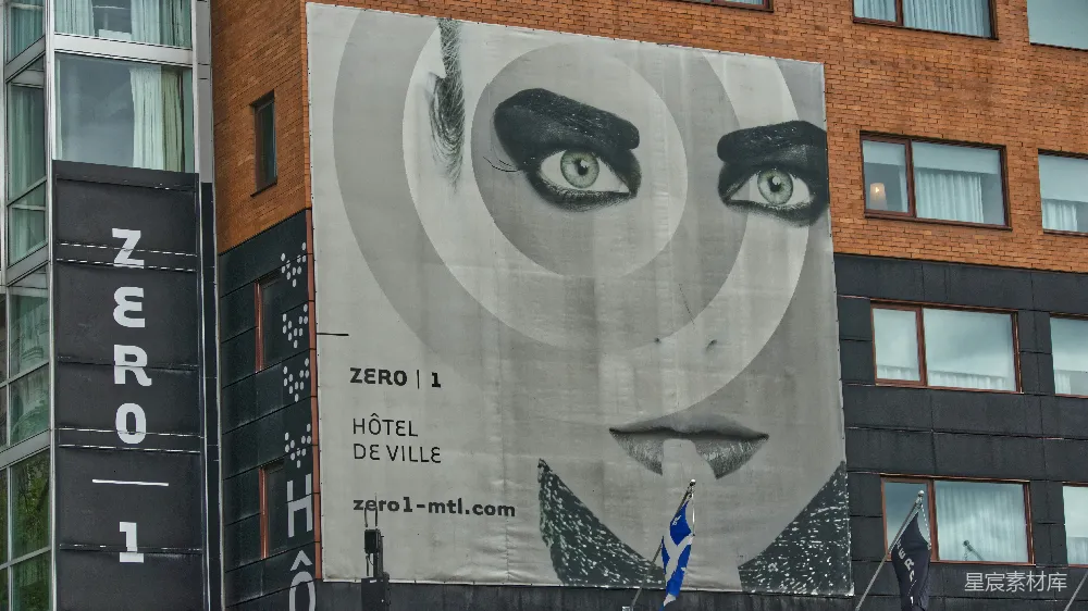 高清摄影 广告牌 城市酒店 时尚设计 户外宣传 城市景观 ZERO|1城市酒店广告牌