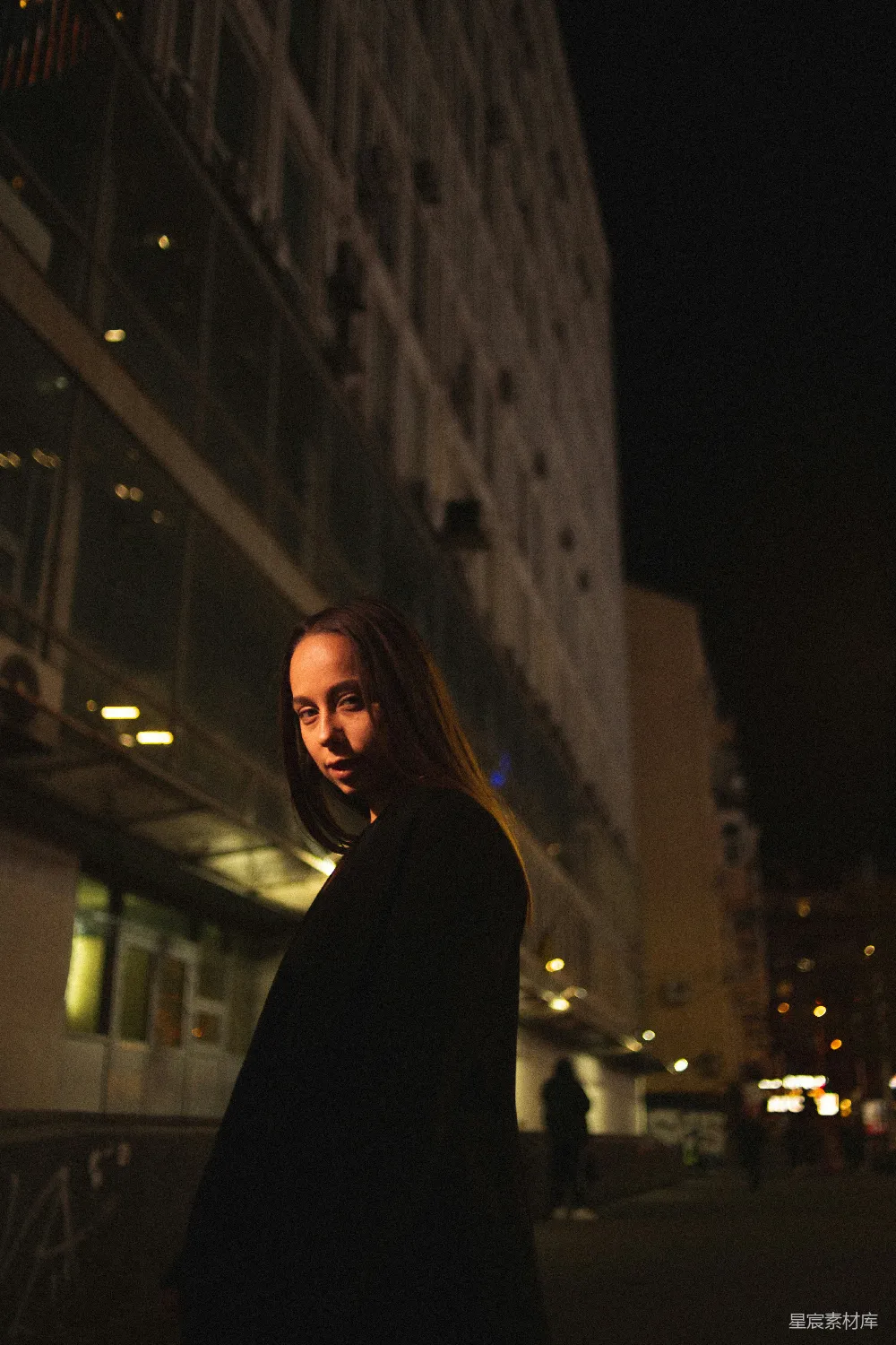 高清摄影 夜景 女性 都市 街头 时尚 夜色中的都市女孩