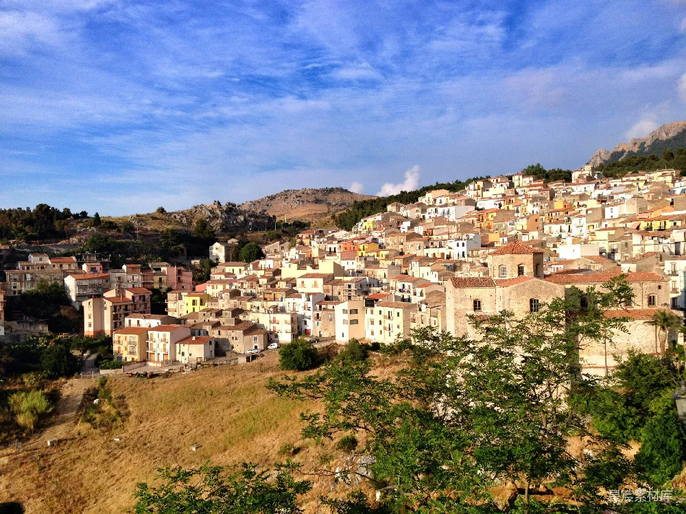 高清摄影 山城 小镇 宁静 风景 建筑 山城小镇的宁静与美丽