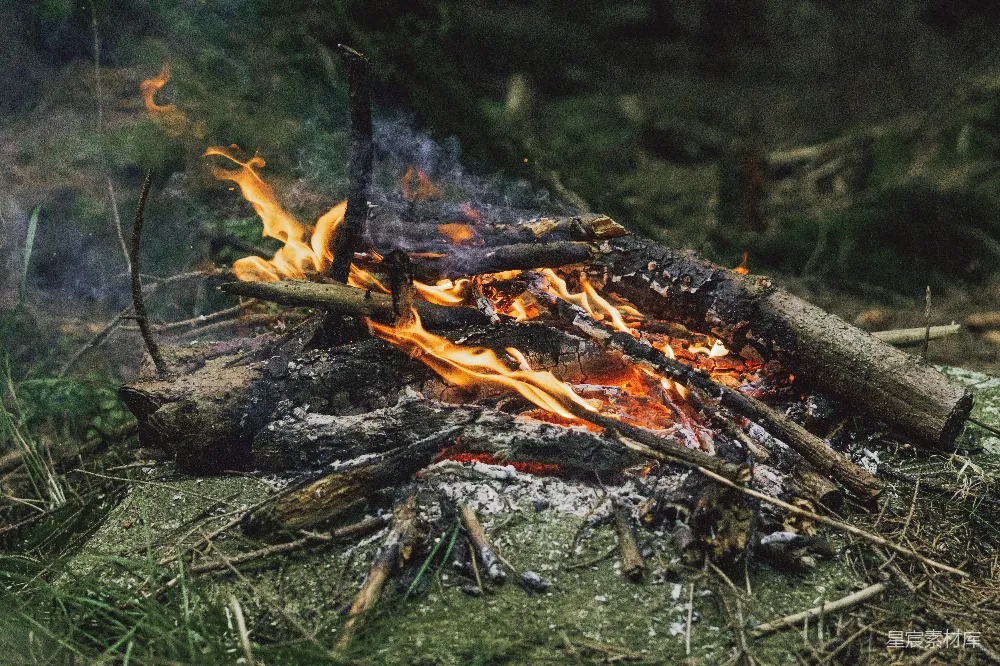 高清摄影 篝火 自然 户外 温暖 休闲 篝火晚会