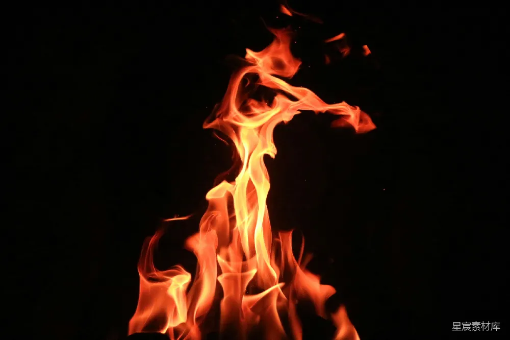 高清摄影 火焰 动态 夜晚 艺术 黑暗 燃烧的火焰