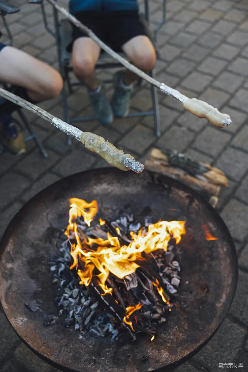 高清摄影 户外烤肉 篝火 休闲时光 美食 自然 篝火烤肉