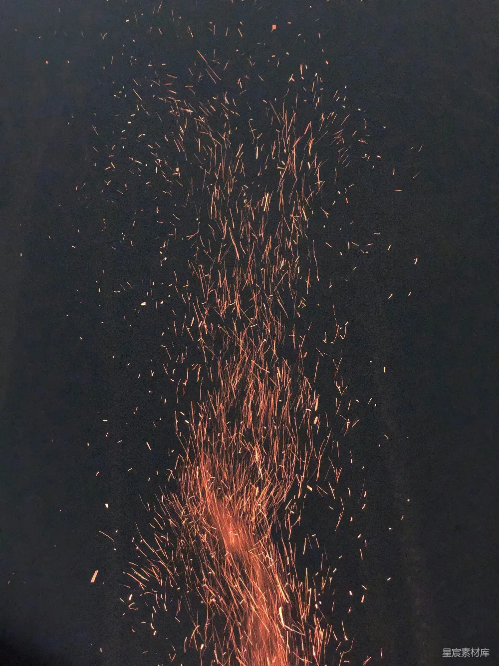 高清摄影 夜空 烟花 火花 节日 庆祝 夜空中璀璨的火花