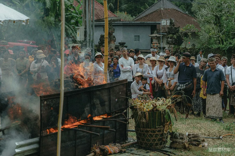 高清摄影 印尼 传统 祭祀 仪式 文化 印尼传统仪式