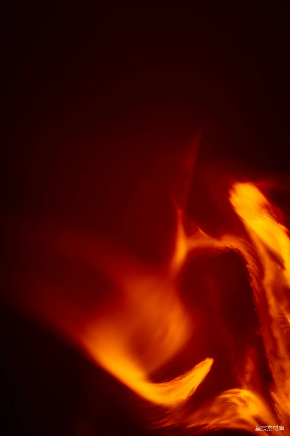 高清摄影 火焰 抽象 红色 动感 自然 燃烧的火焰
