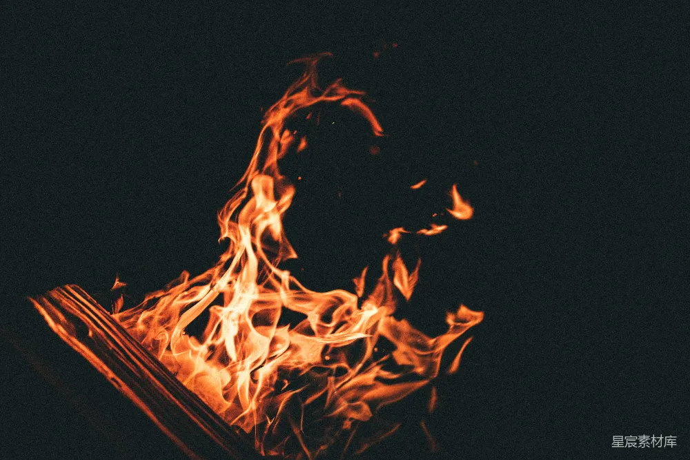 高清摄影 火焰 神秘 超现实 艺术 抽象 火焰中的灵魂