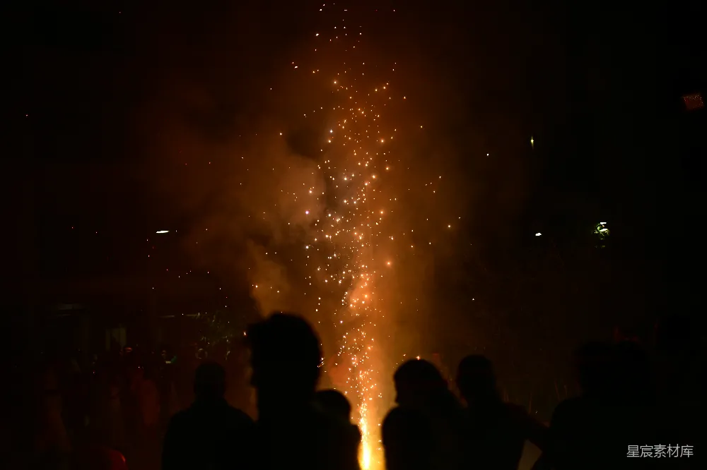 高清摄影 烟花 夜景 庆祝 节日 烟火 夜空中的烟花