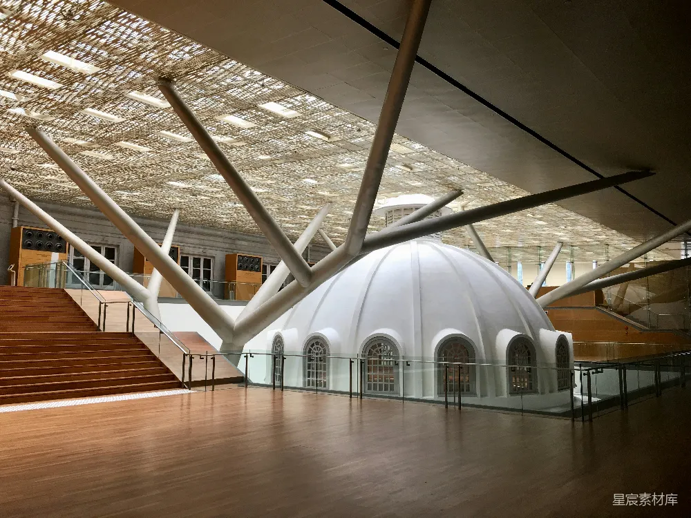 高清摄影 现代建筑 艺术馆 室内设计 独特结构 展览空间 现代艺术馆内的独特建筑结构