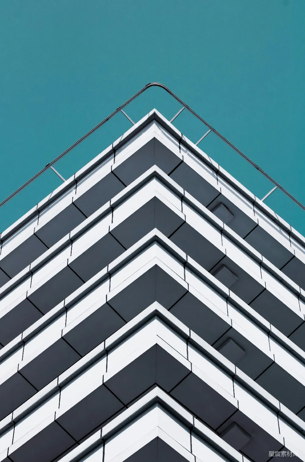 高清摄影 建筑 几何 现代 线条 城市 现代建筑一角的几何之美