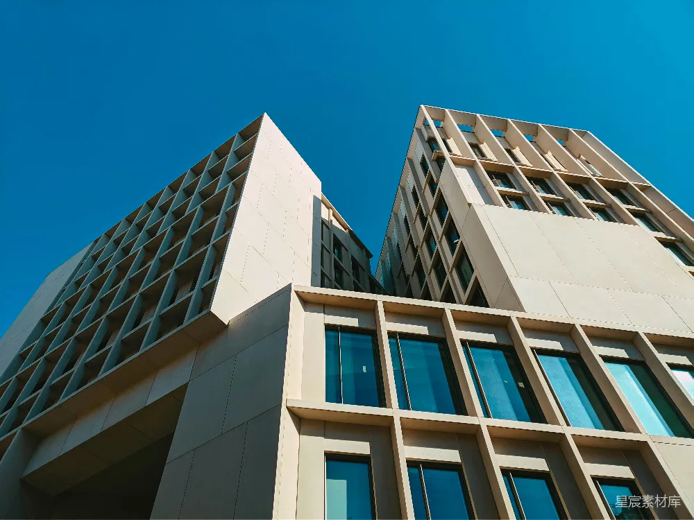 高清摄影 建筑 现代风格 城市景观 都市生活 蓝天 现代建筑下的蓝天