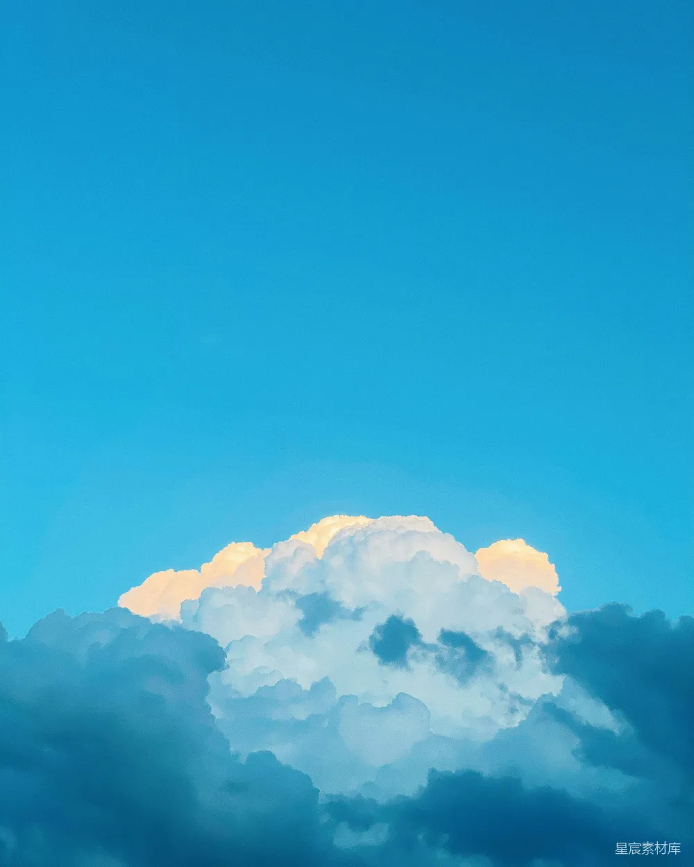 高清摄影 白天白云蓝天