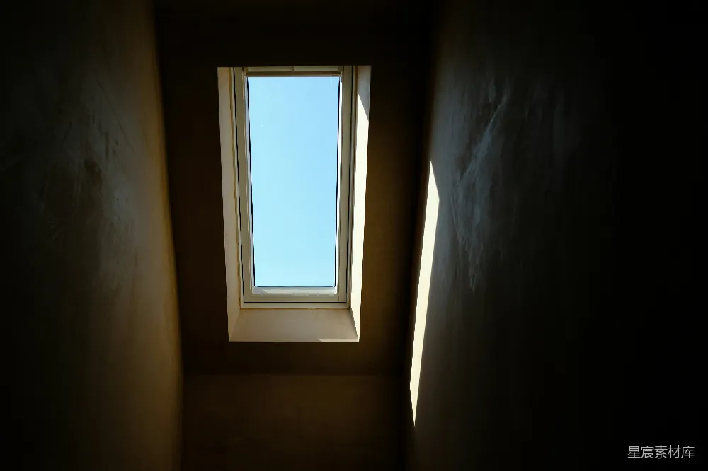 高清摄影 窗户 天空 室内 光线 建筑 透过窗户看天空