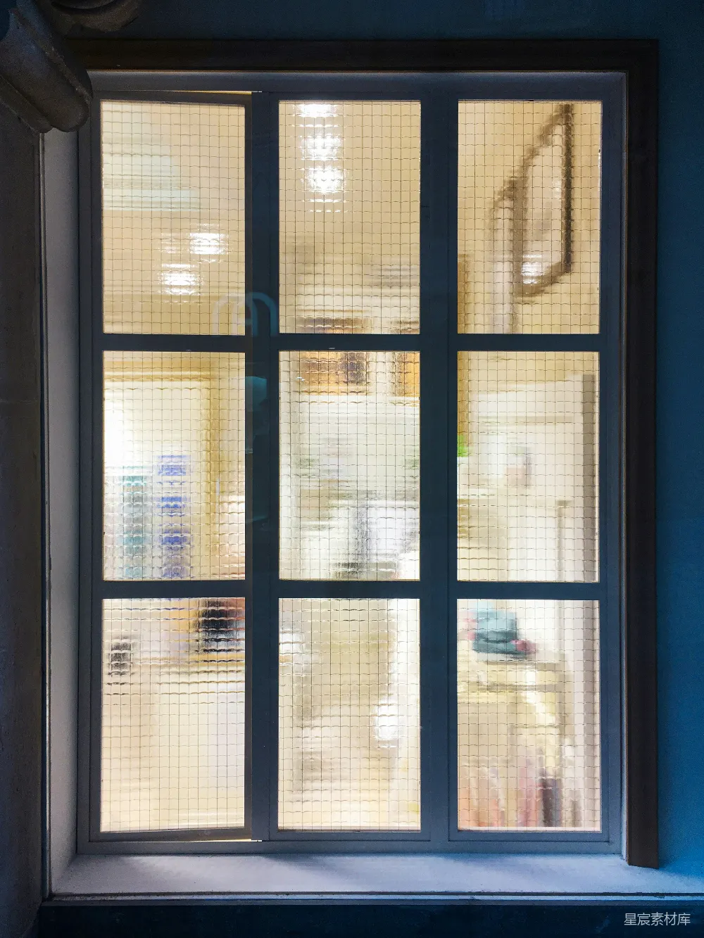 高清摄影 窗户 网纱 建筑 室内 复古 被网纱覆盖的窗户
