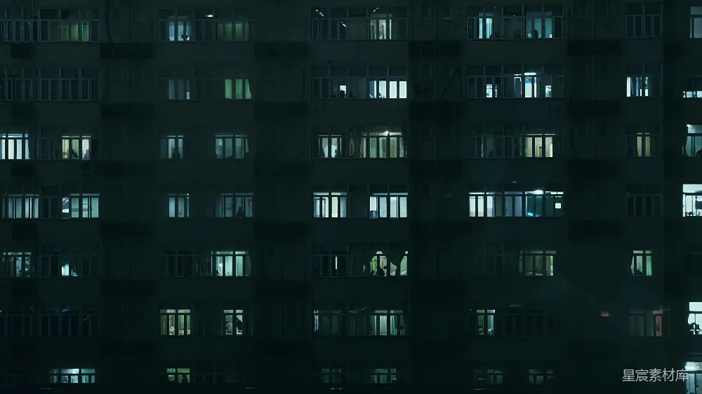 高清摄影 公寓 夜景 建筑 城市 生活 夜幕下的公寓楼
