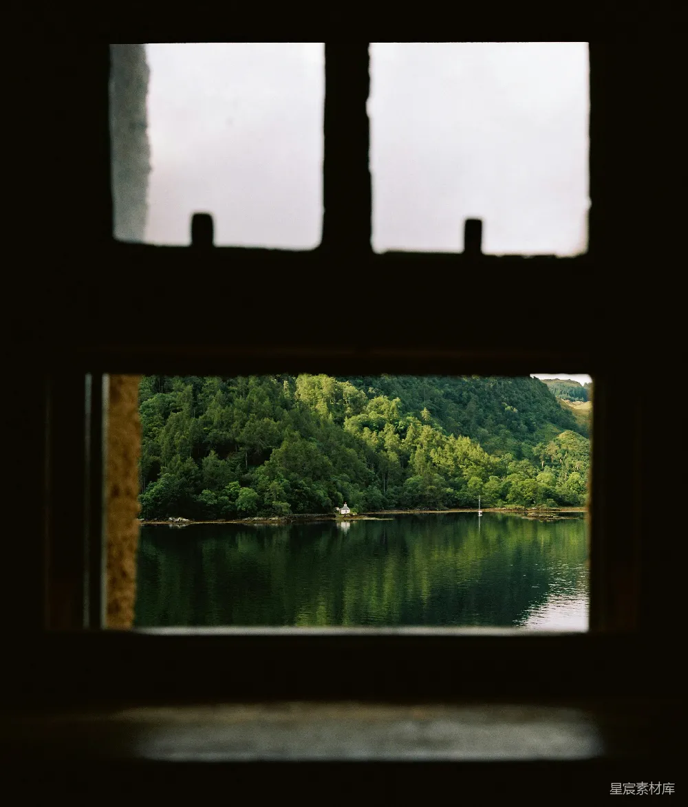 高清摄影 风景 窗户 宁静 山湖 自然 窗外的宁静山湖