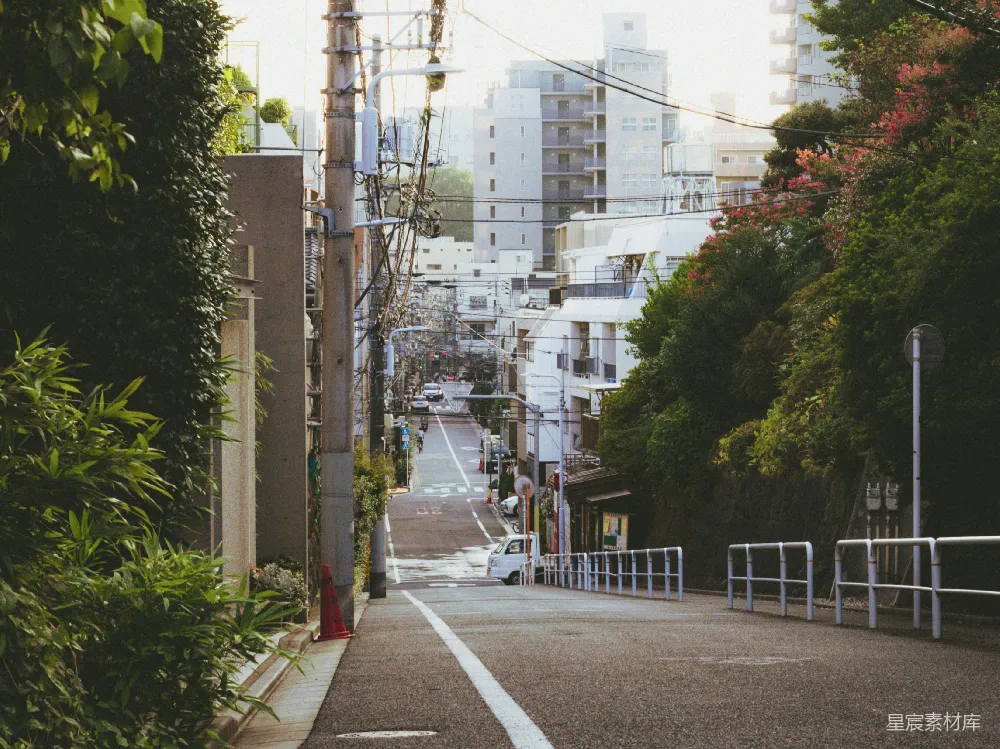 高清摄影 城市 街道 夕阳 自然 宁静 夕阳下的宁静小巷