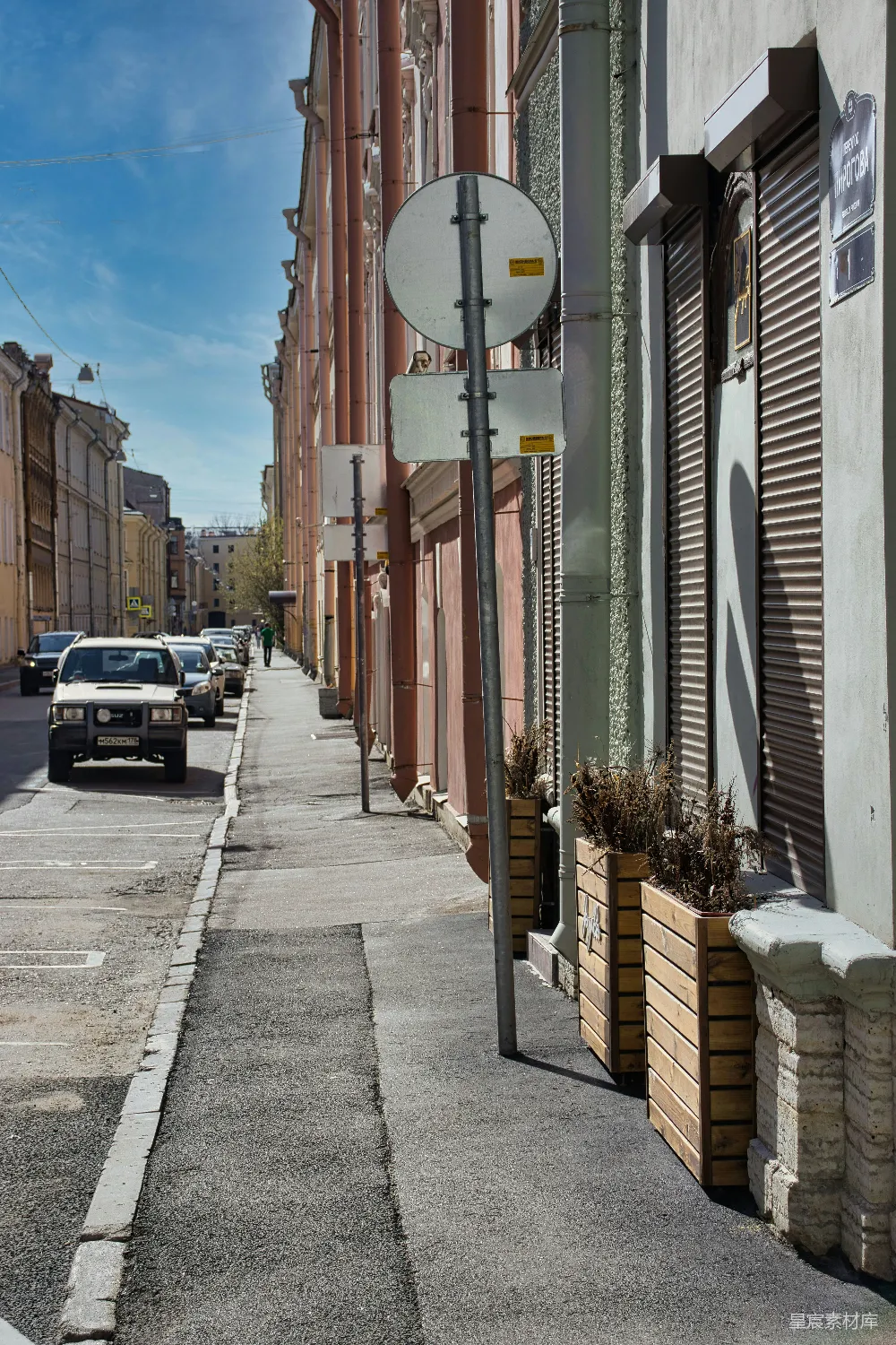 高清摄影 城市街道 建筑 阳光 生活场景 城市生活 阳光明媚的街道