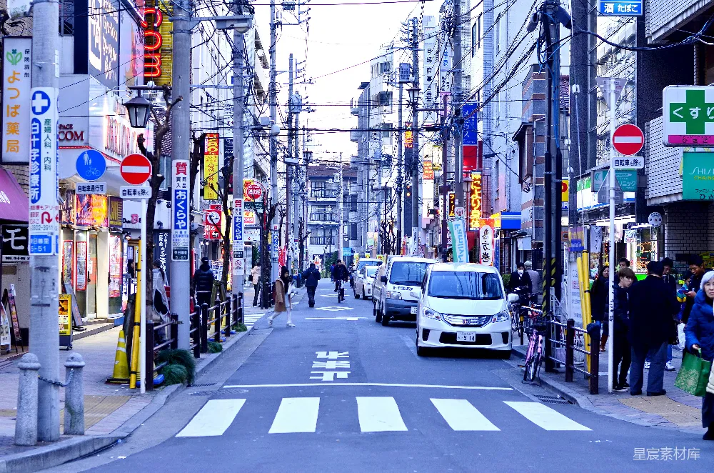 高清摄影 东京 街道 日常 城市生活 繁忙 东京街头的日常