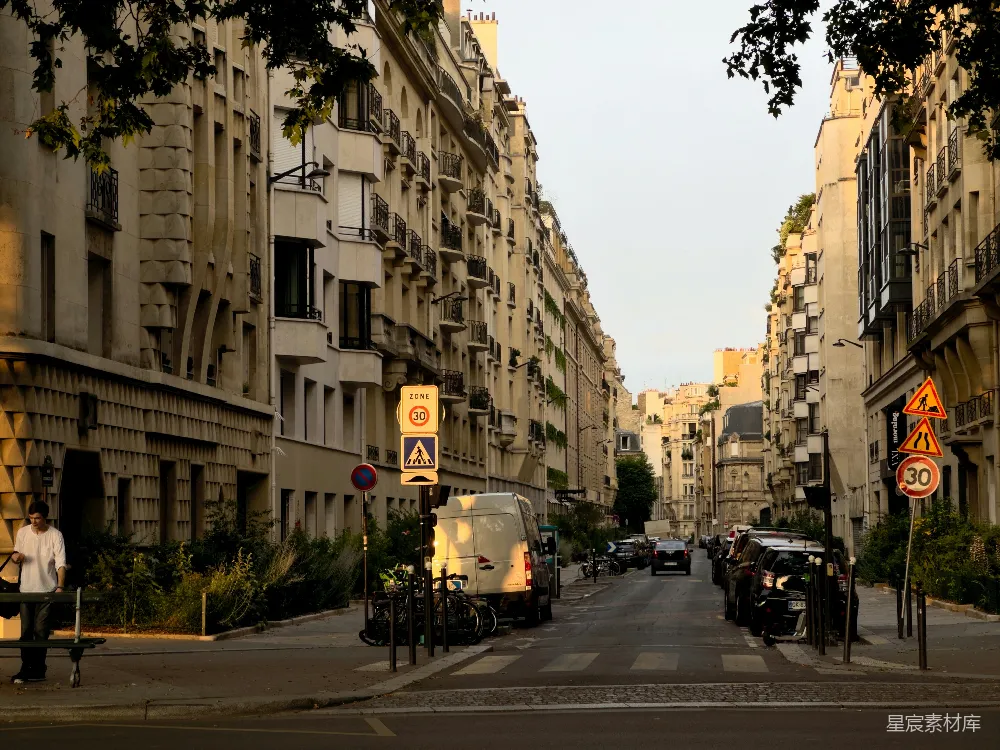 高清摄影 巴黎 城市景观 建筑 宁静 街道 巴黎街景：宁静的午后时光