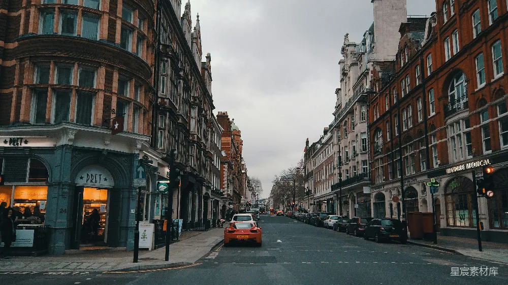 高清摄影 伦敦 建筑 街道 城市 午后 伦敦街头的午后