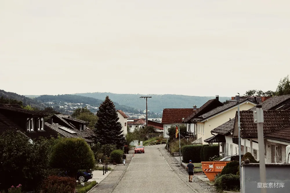 高清摄影 乡村 宁静 住宅区 自然风光 日常生活 宁静的乡村小路