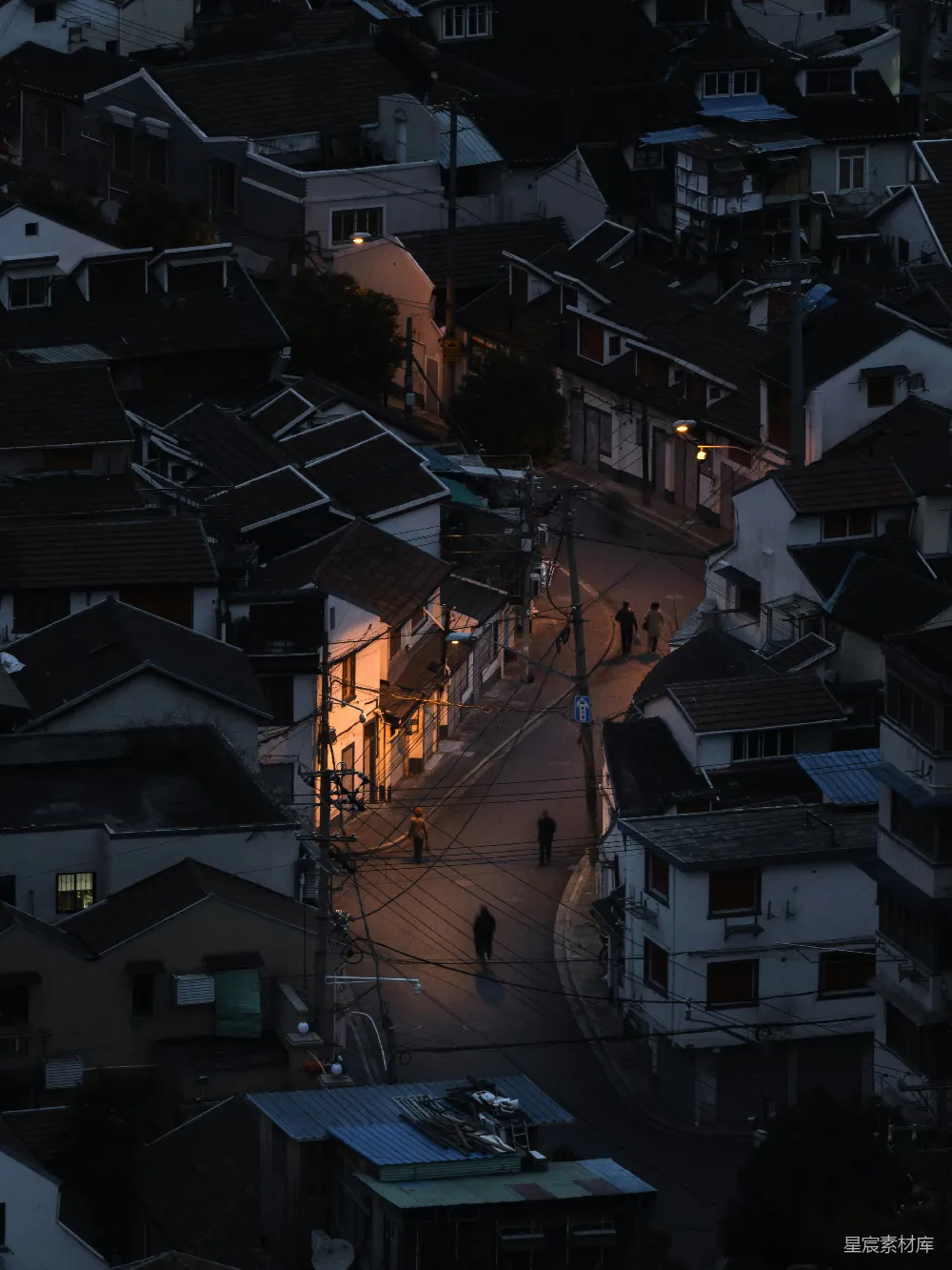高清摄影 小巷 黄昏 城市 日常生活 宁静 黄昏中的小巷