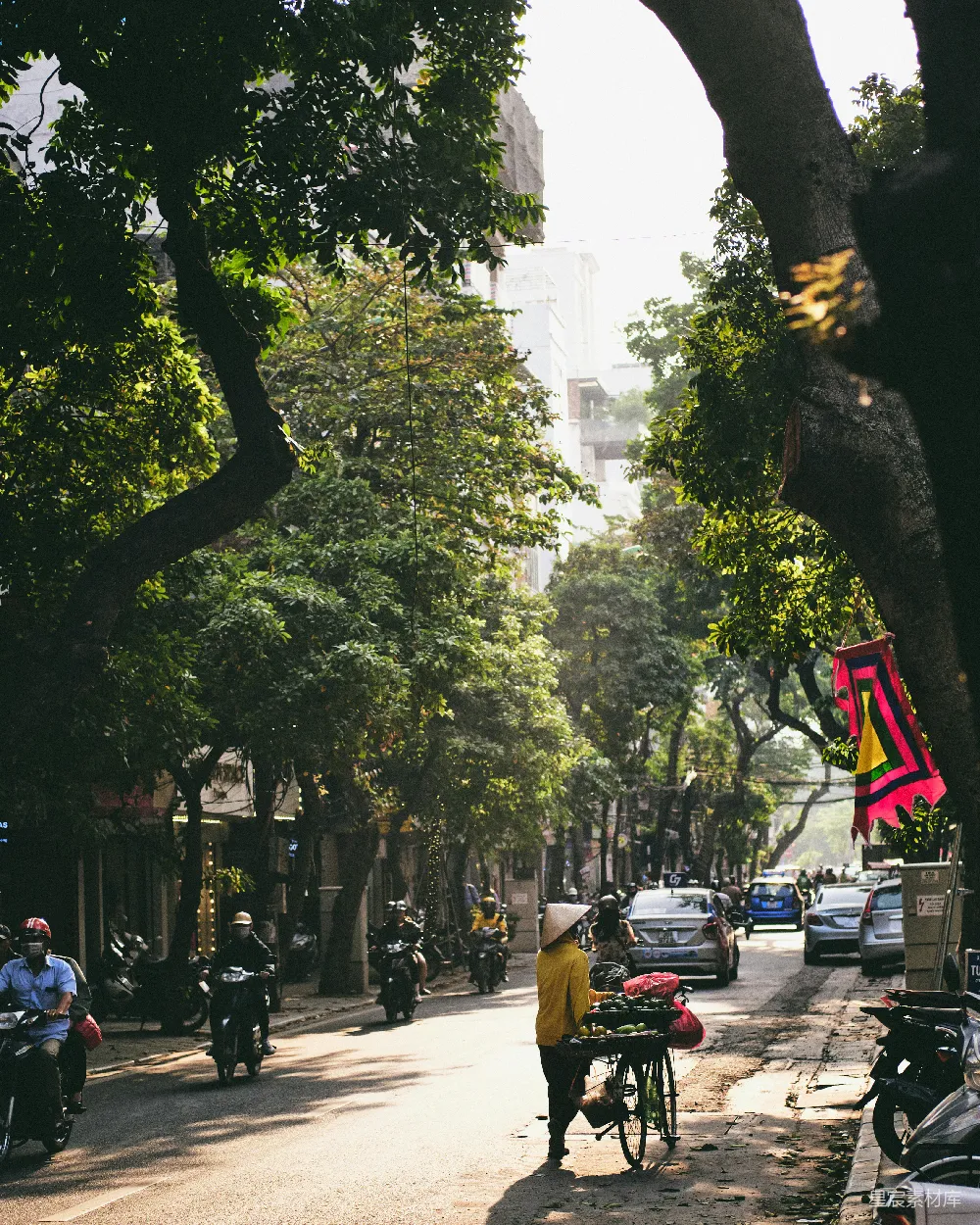 高清摄影 越南 街头 早晨 自然 生活 越南街头的早晨