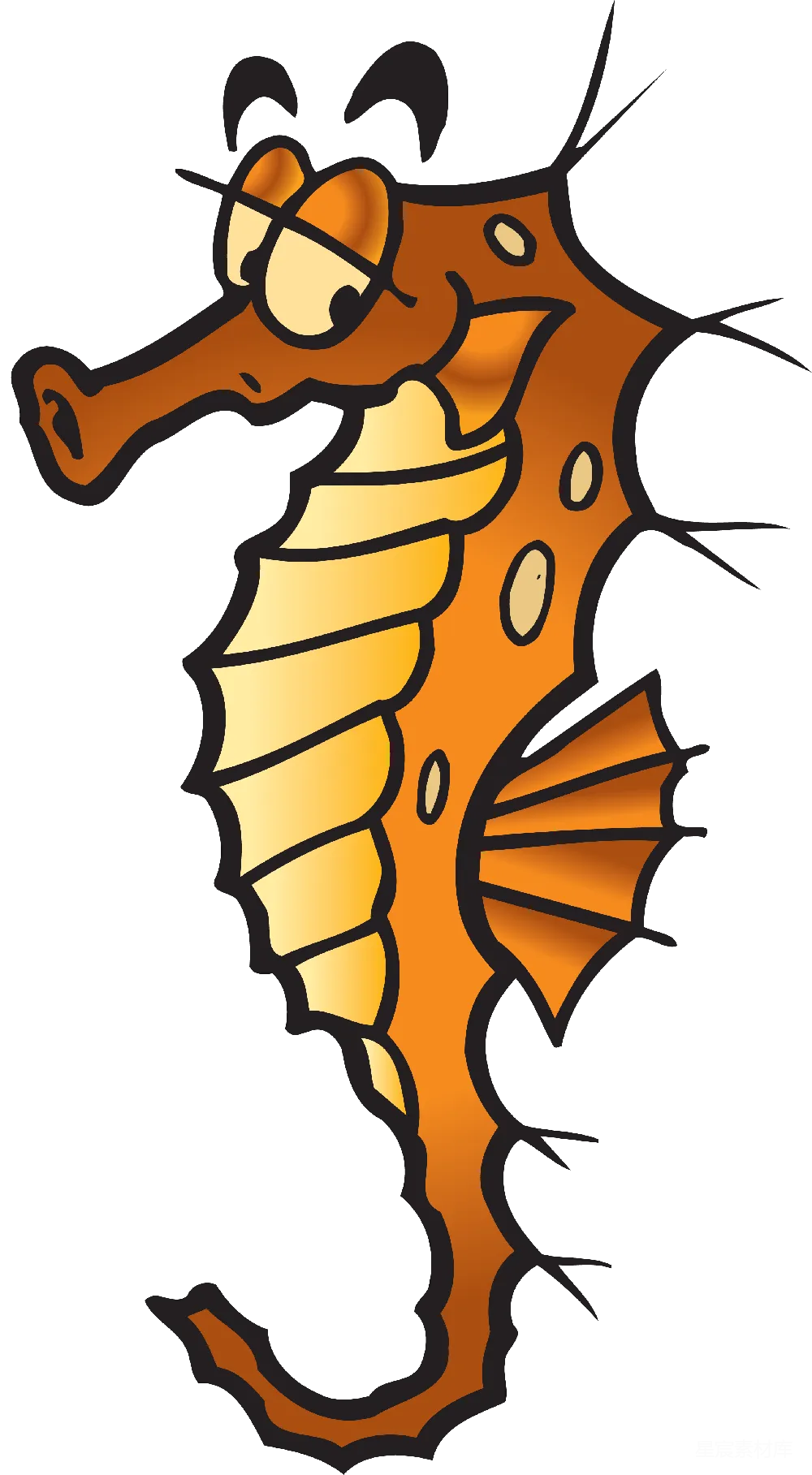 元素素材 Seahorse
