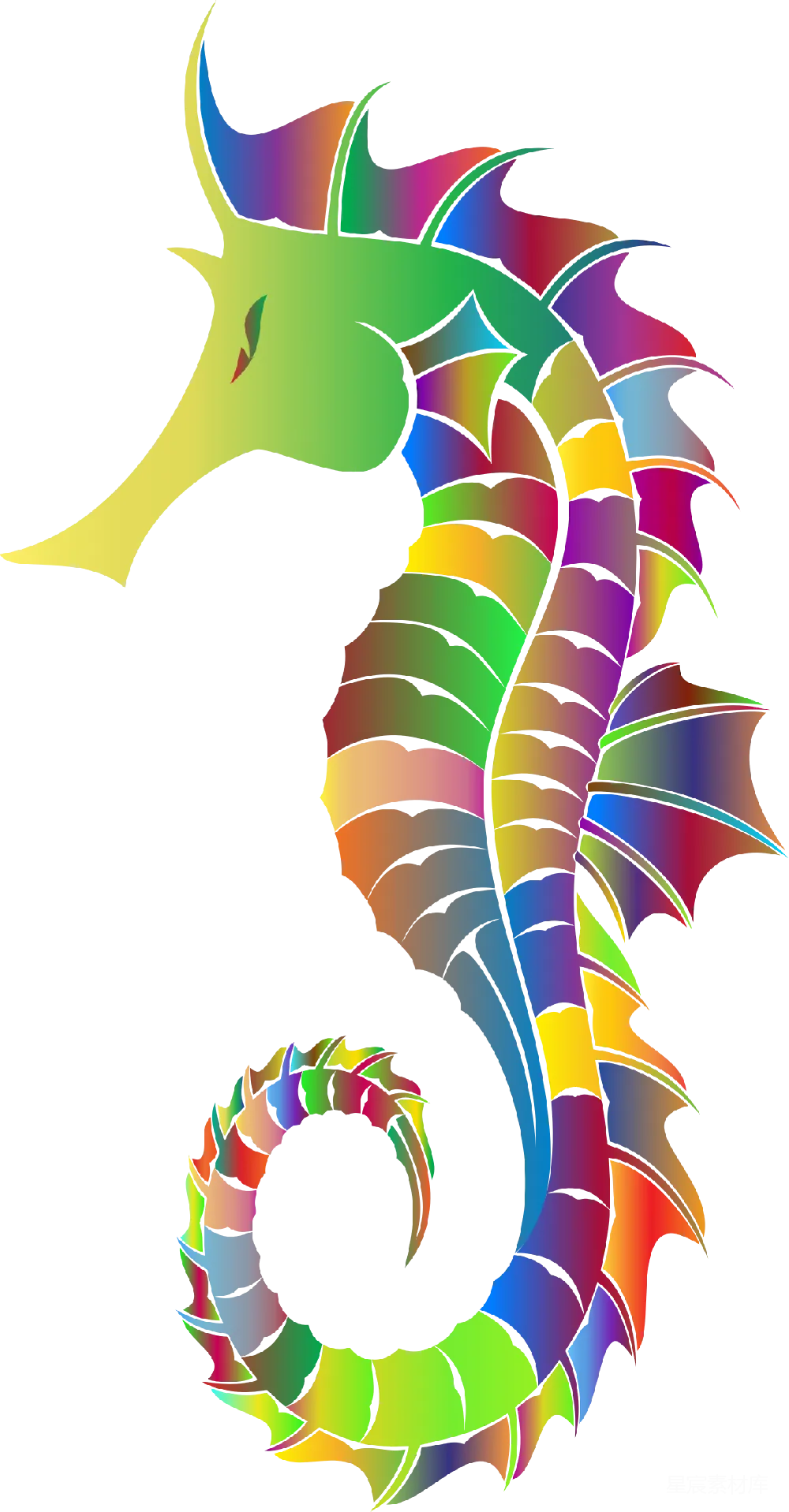 元素素材 Seahorse